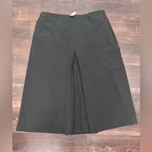 Banana Republic Black A-Line Midi Skirt